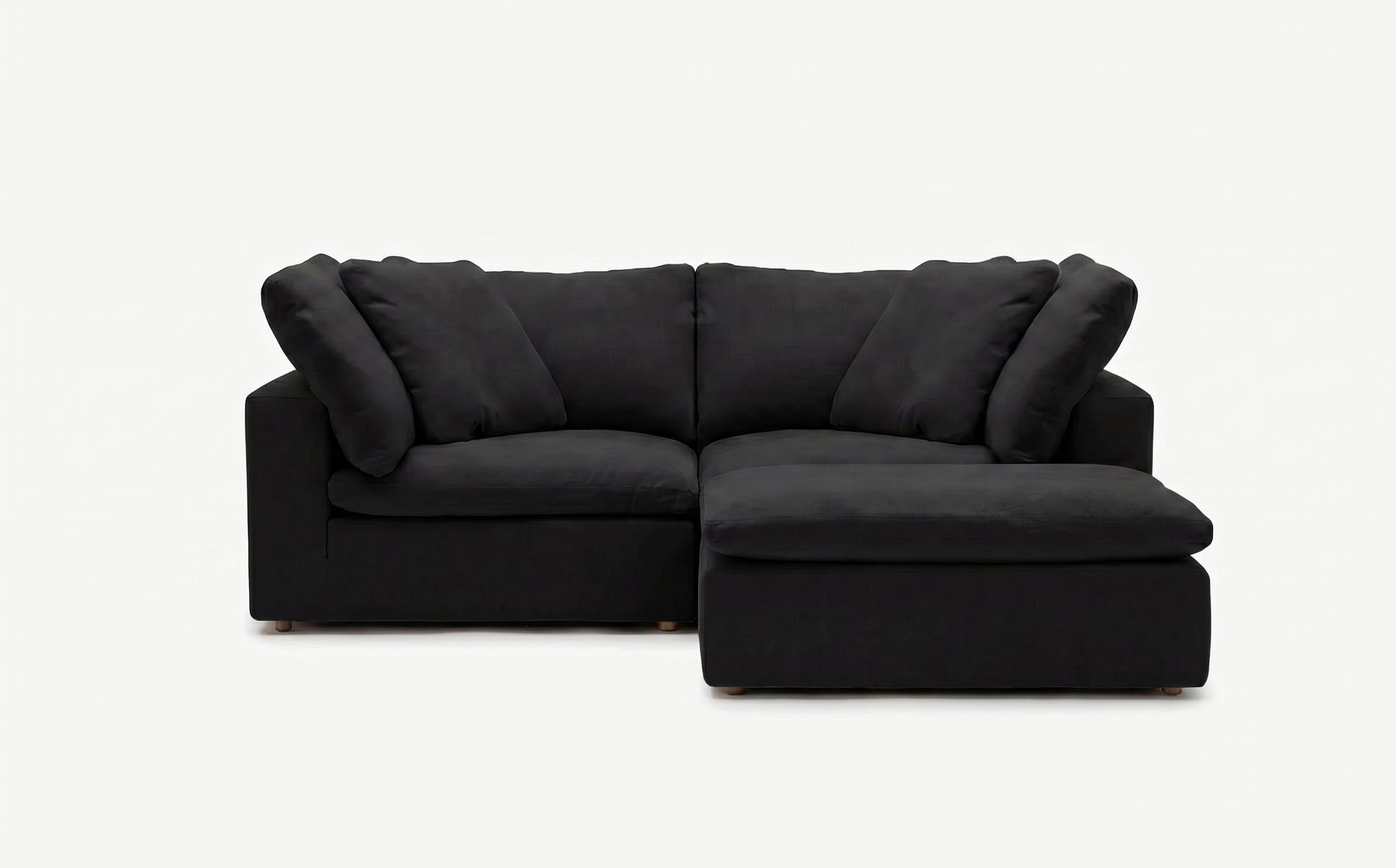 Cloud Couch 3-Seater Modular Sectional | Black