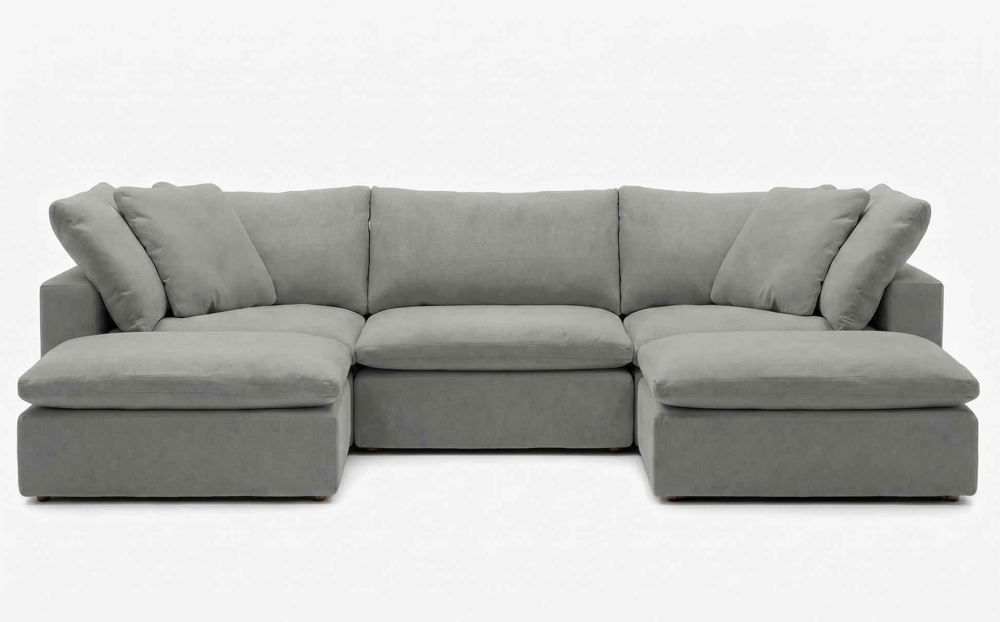Cloud Couch 5-Seater Modular U Sectional | Gray