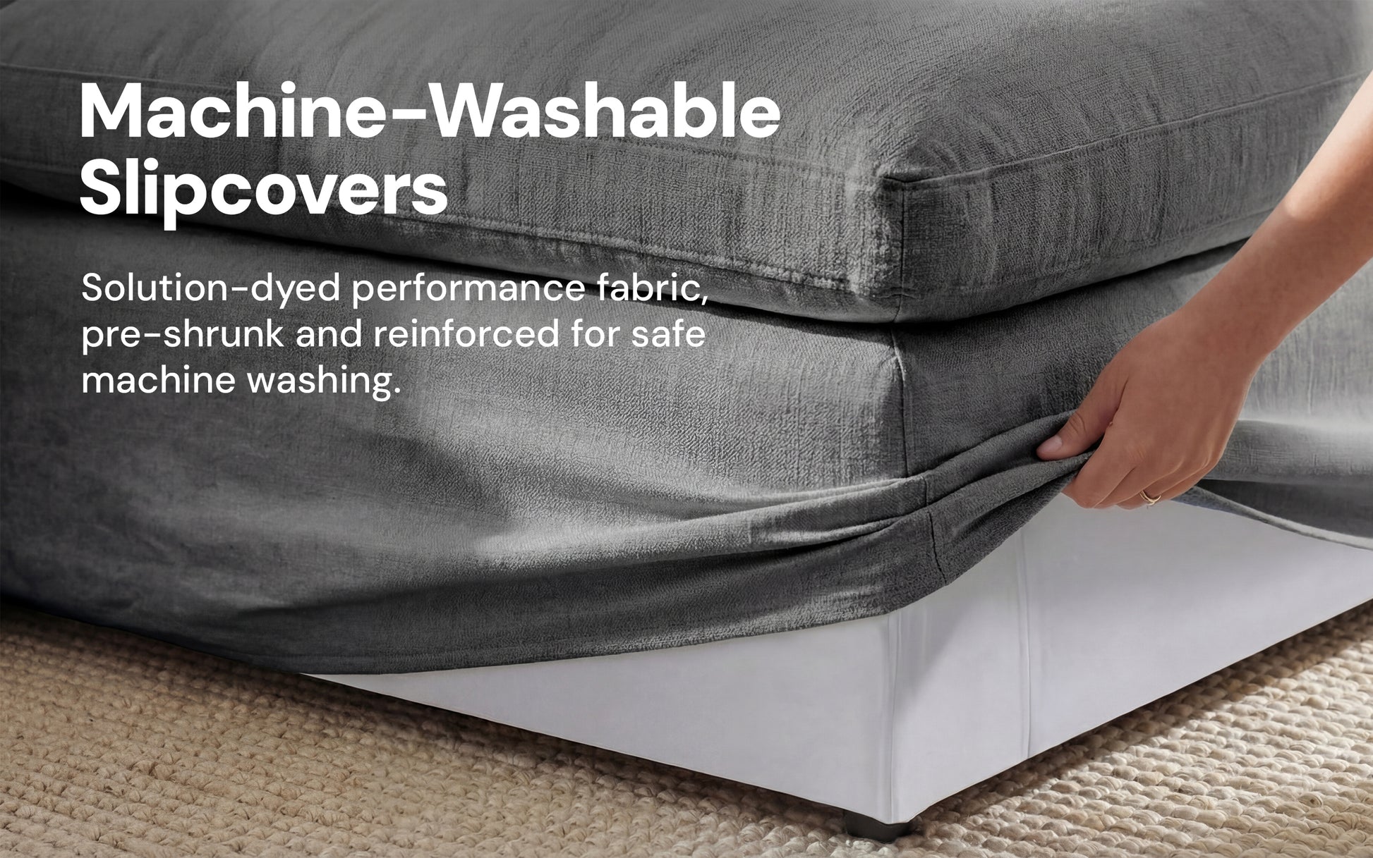 Cloud Couch Corner Modular Seater | Gray