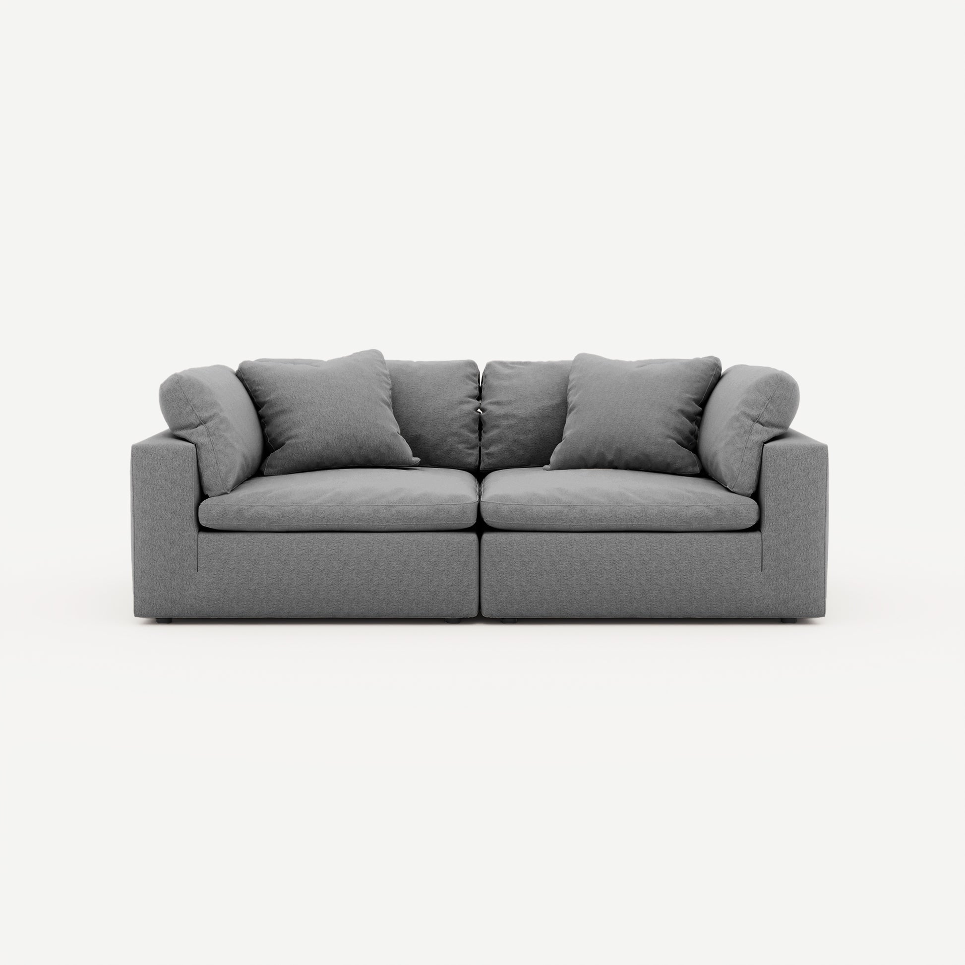 CloudForm™ 2-Seater Modular Sofa | Anthracite