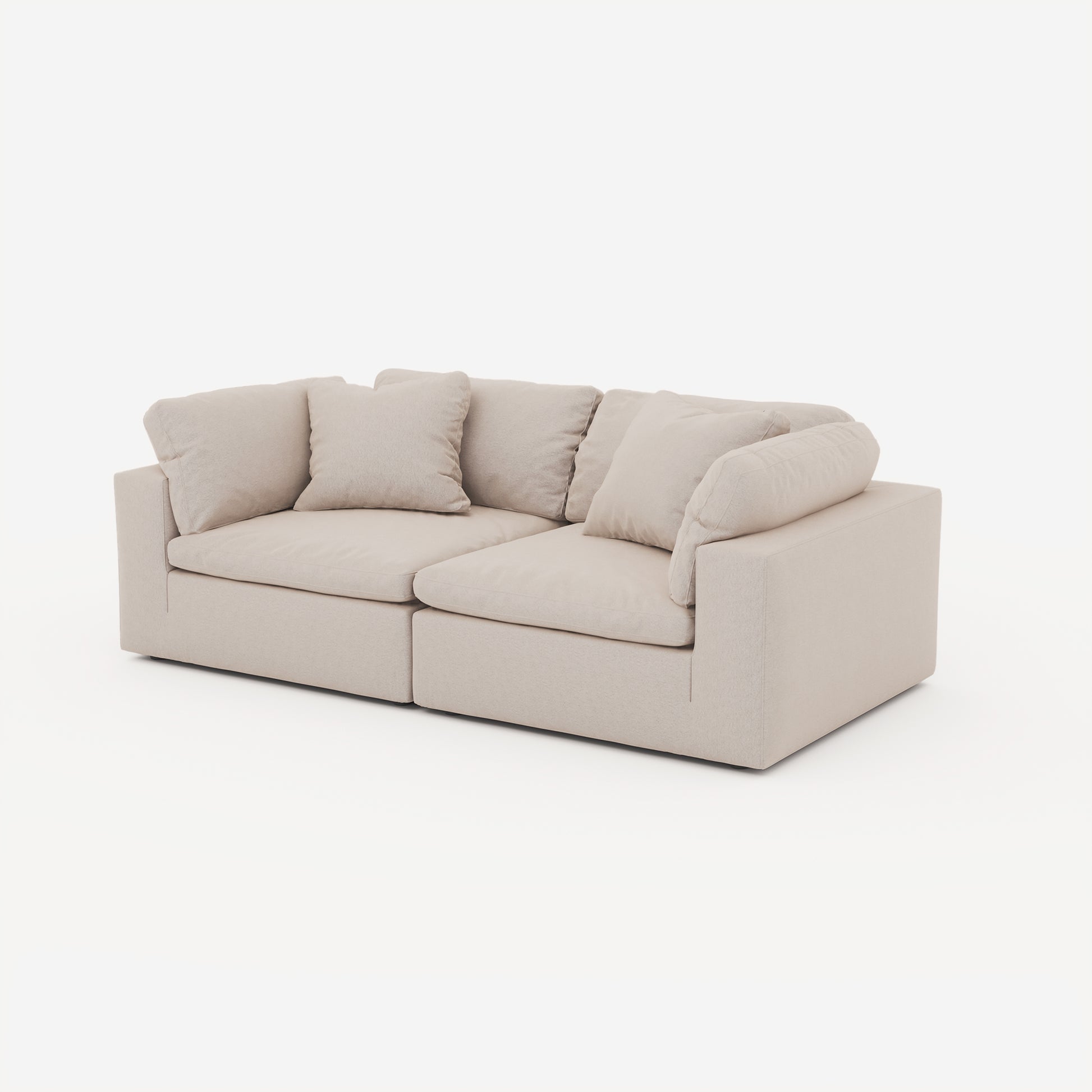 CloudForm™ 2-Seater Modular Sofa | Cream