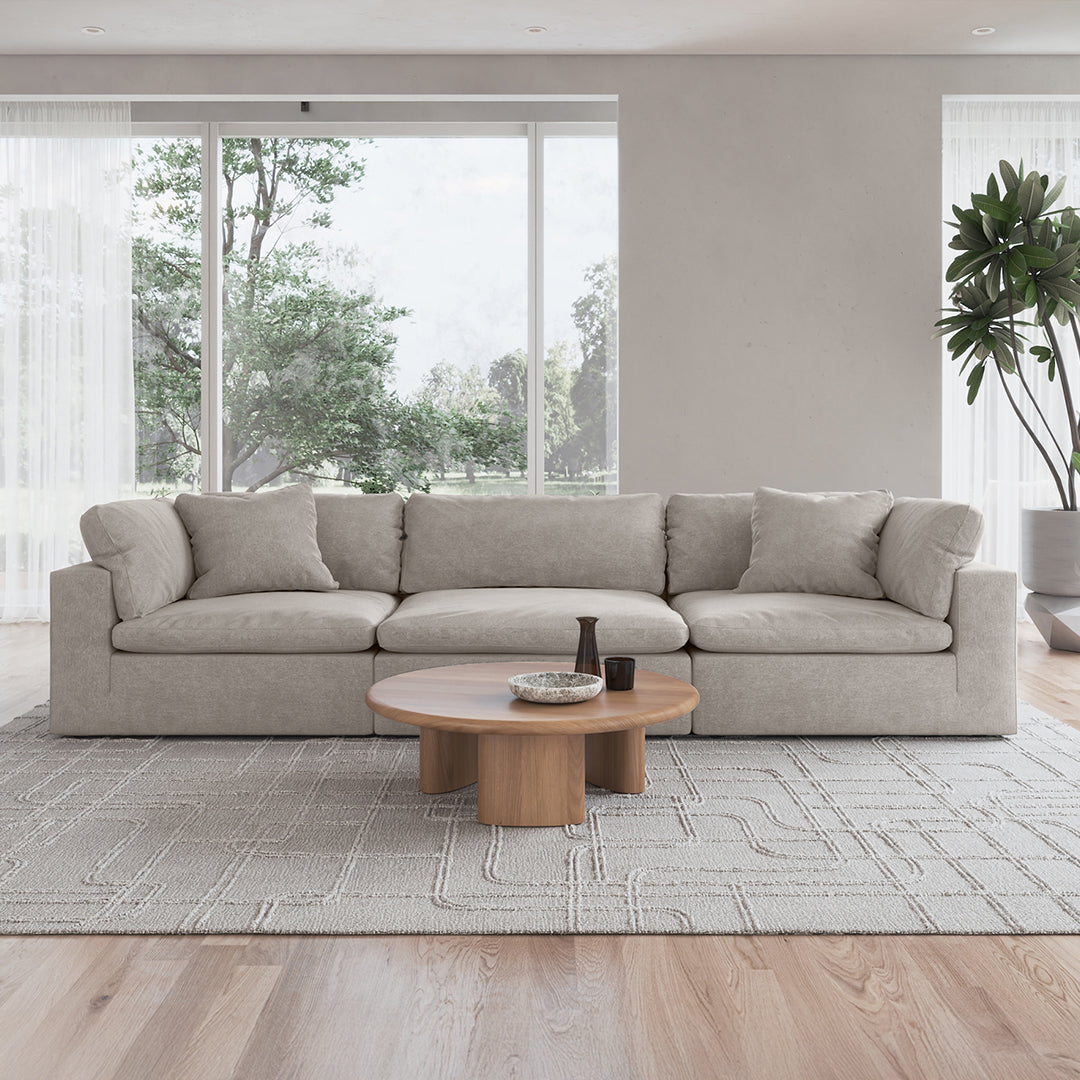 CloudForm™ 3-Seater Modular Sofa | Cream