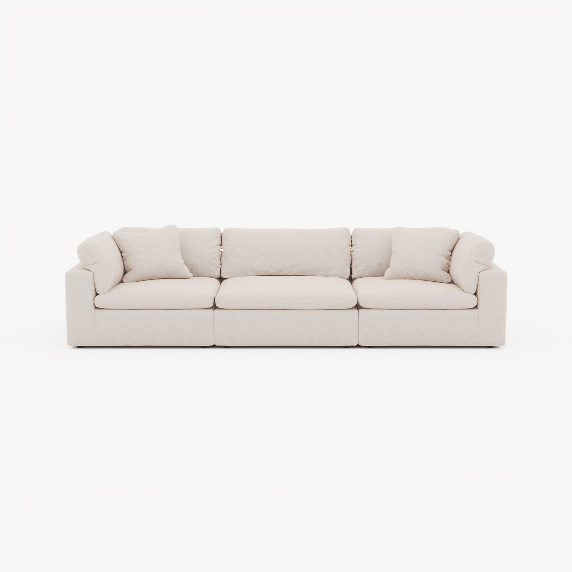 CloudForm™ 3-Seater Modular Sofa | Cream