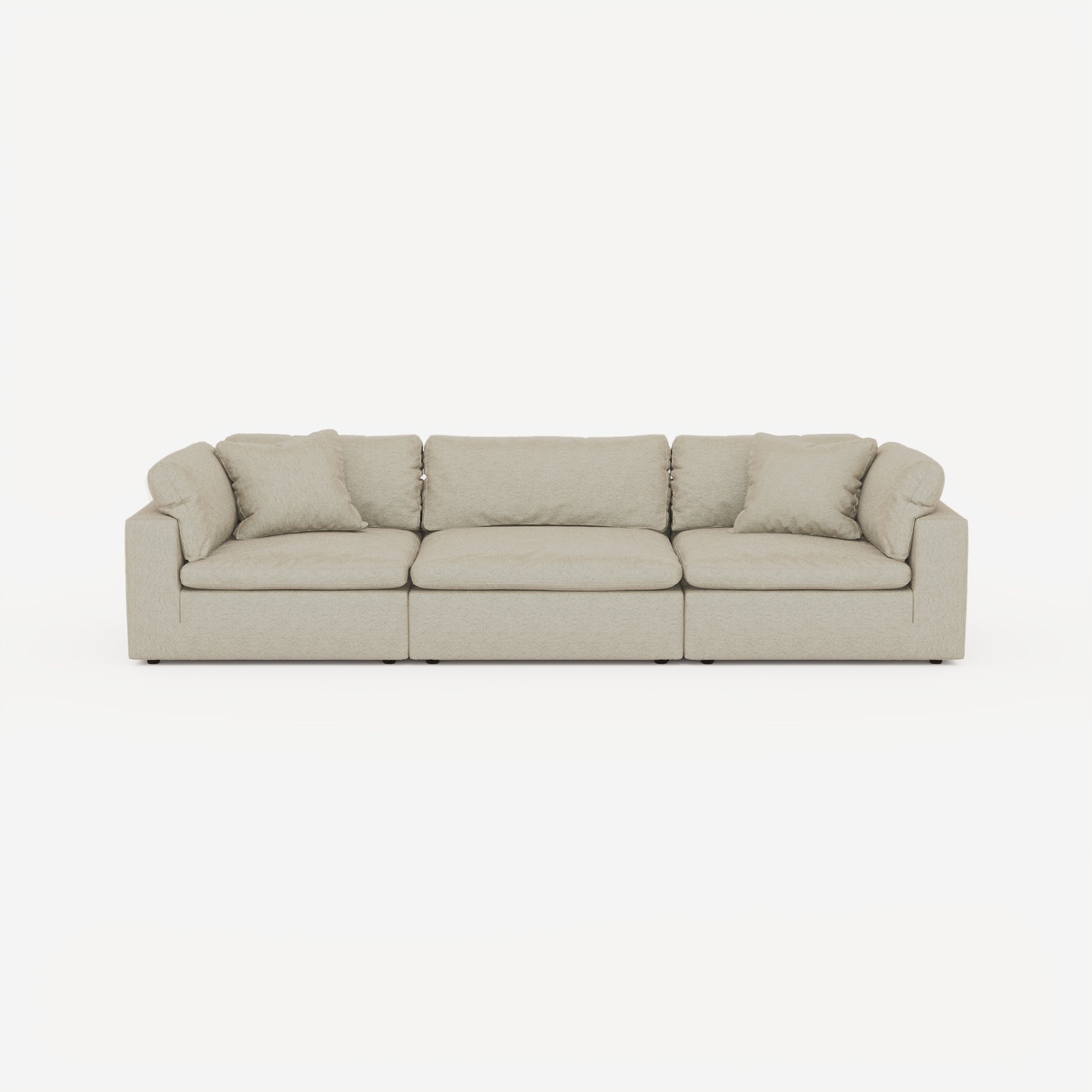 CloudForm™ 3-Seater Modular Sofa | Khaki