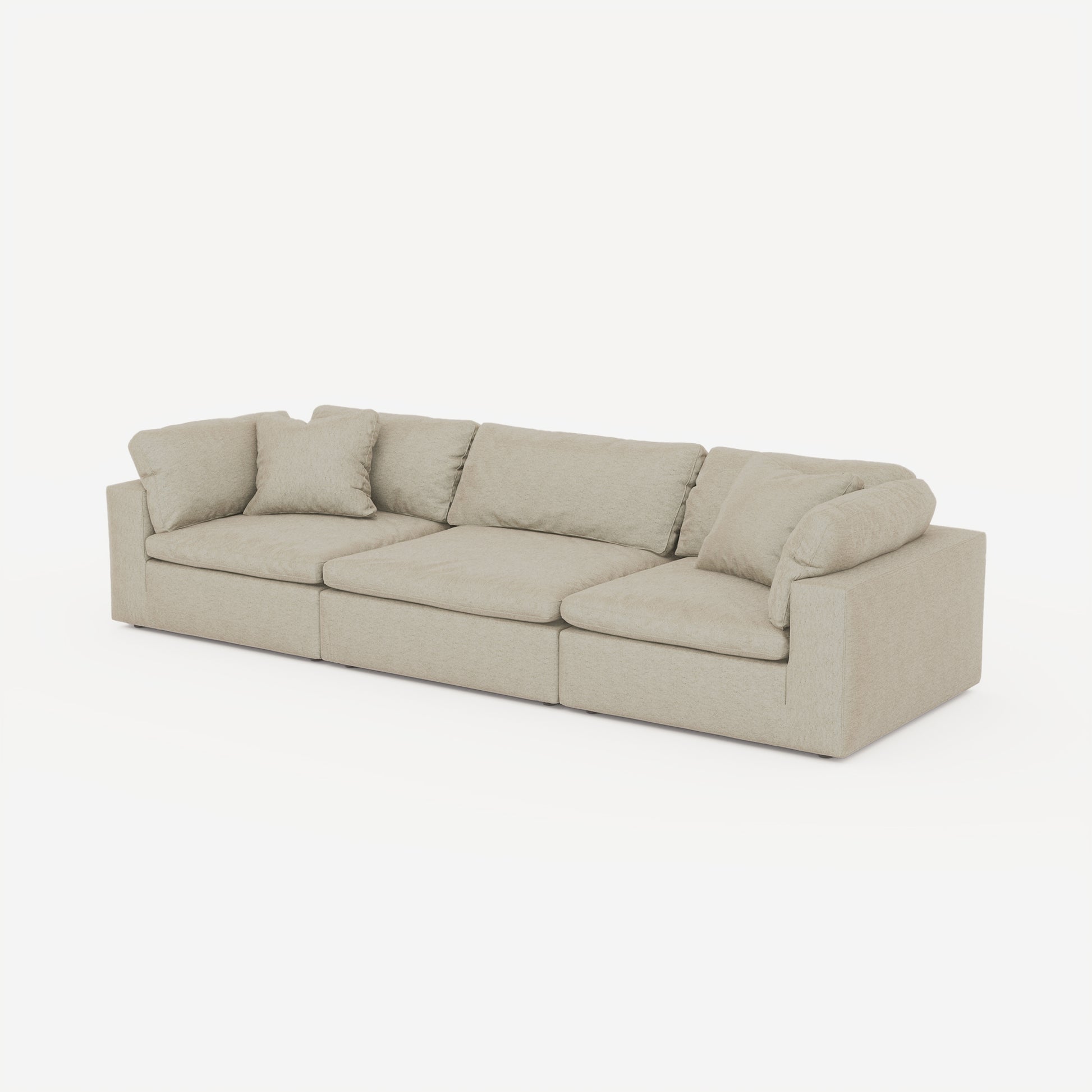 CloudForm™ 3-Seater Modular Sofa | Khaki