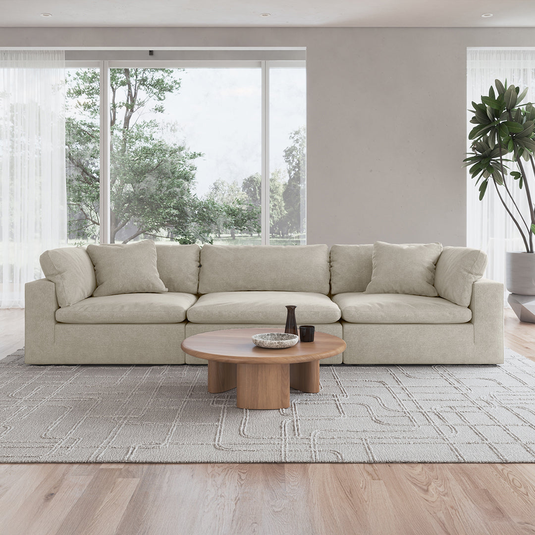 CloudForm™ 3-Seater Modular Sofa | Pearl