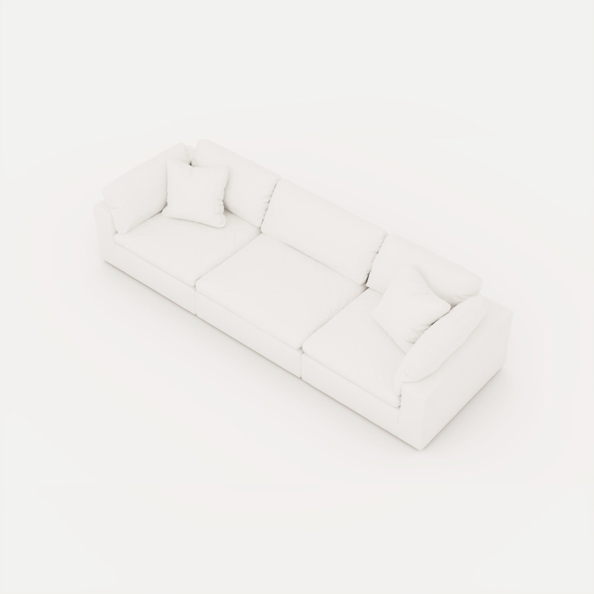 CloudForm™ 3-Seater Modular Sofa | White
