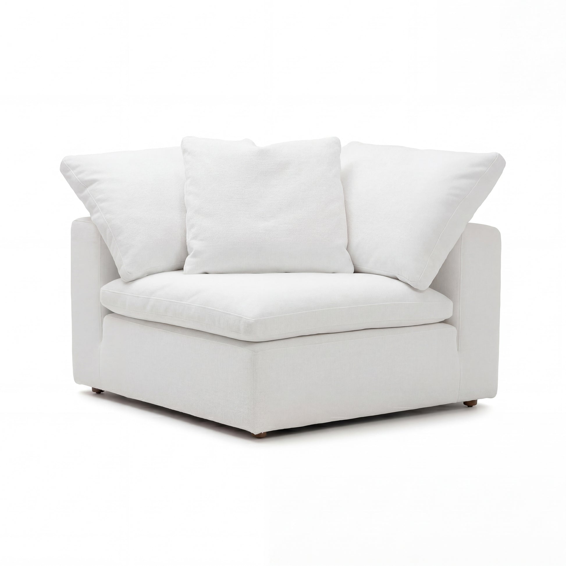 CloudForm™ Right Armrest Modular Sofa | White