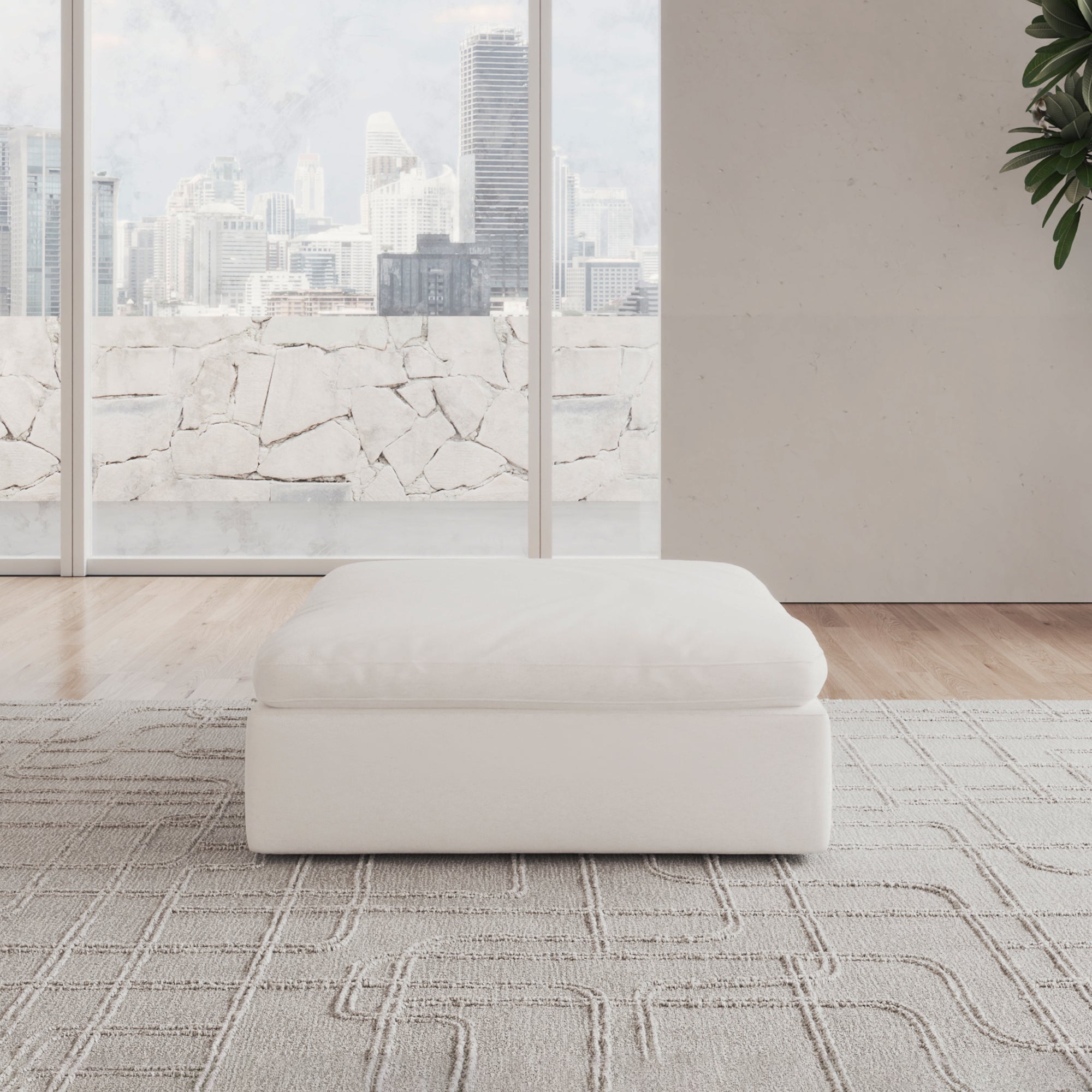 CloudForm™ Ottoman Modular Sofa | White
