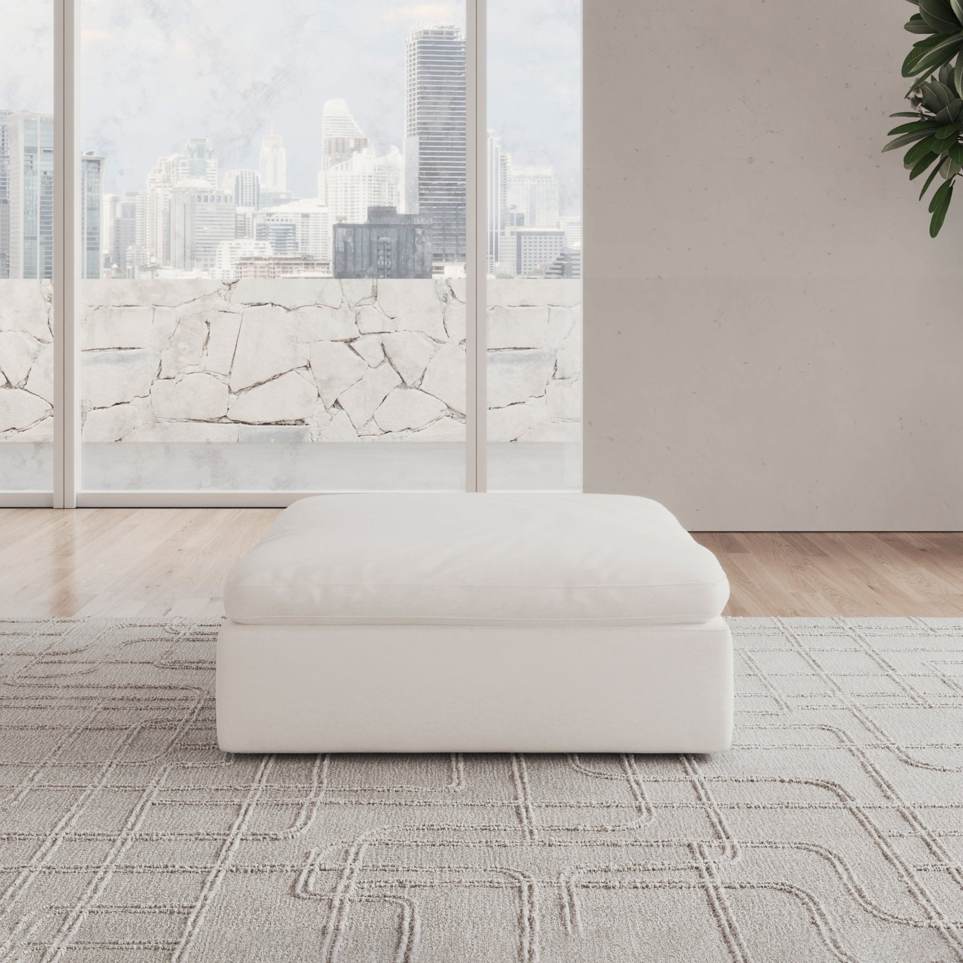 CloudForm™ Ottoman Modular Sofa | White