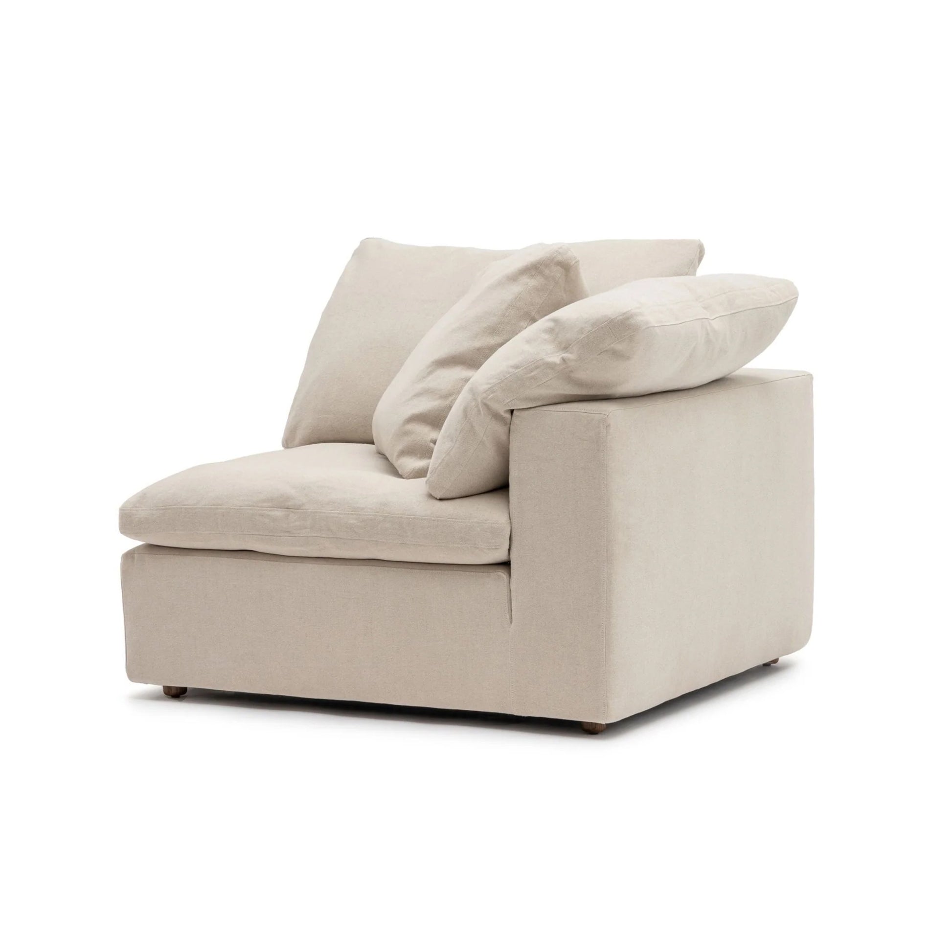 CloudForm™ Left Armrest Modular Sofa | Cream