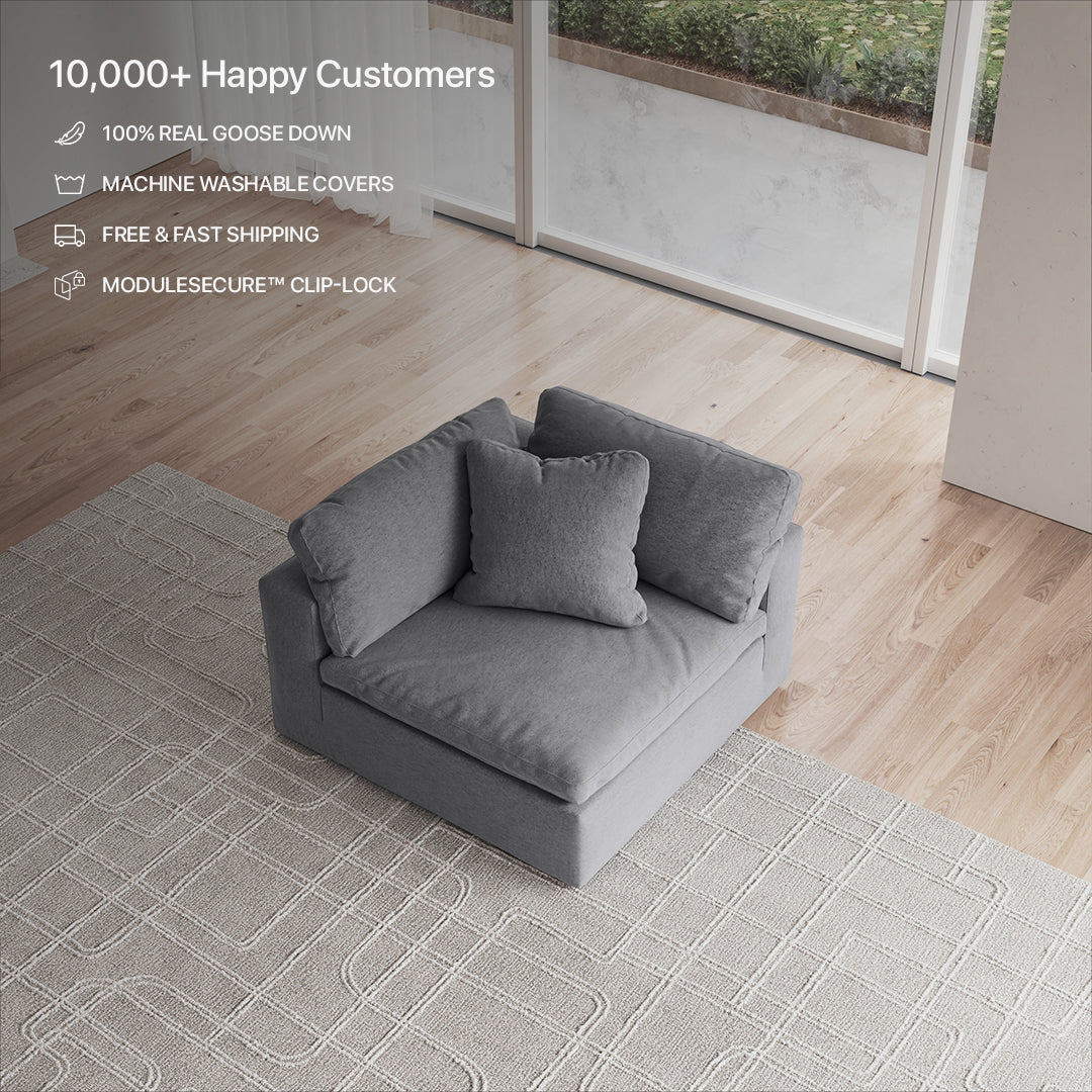 CloudForm™ Corner Modular Sofa | Anthracite