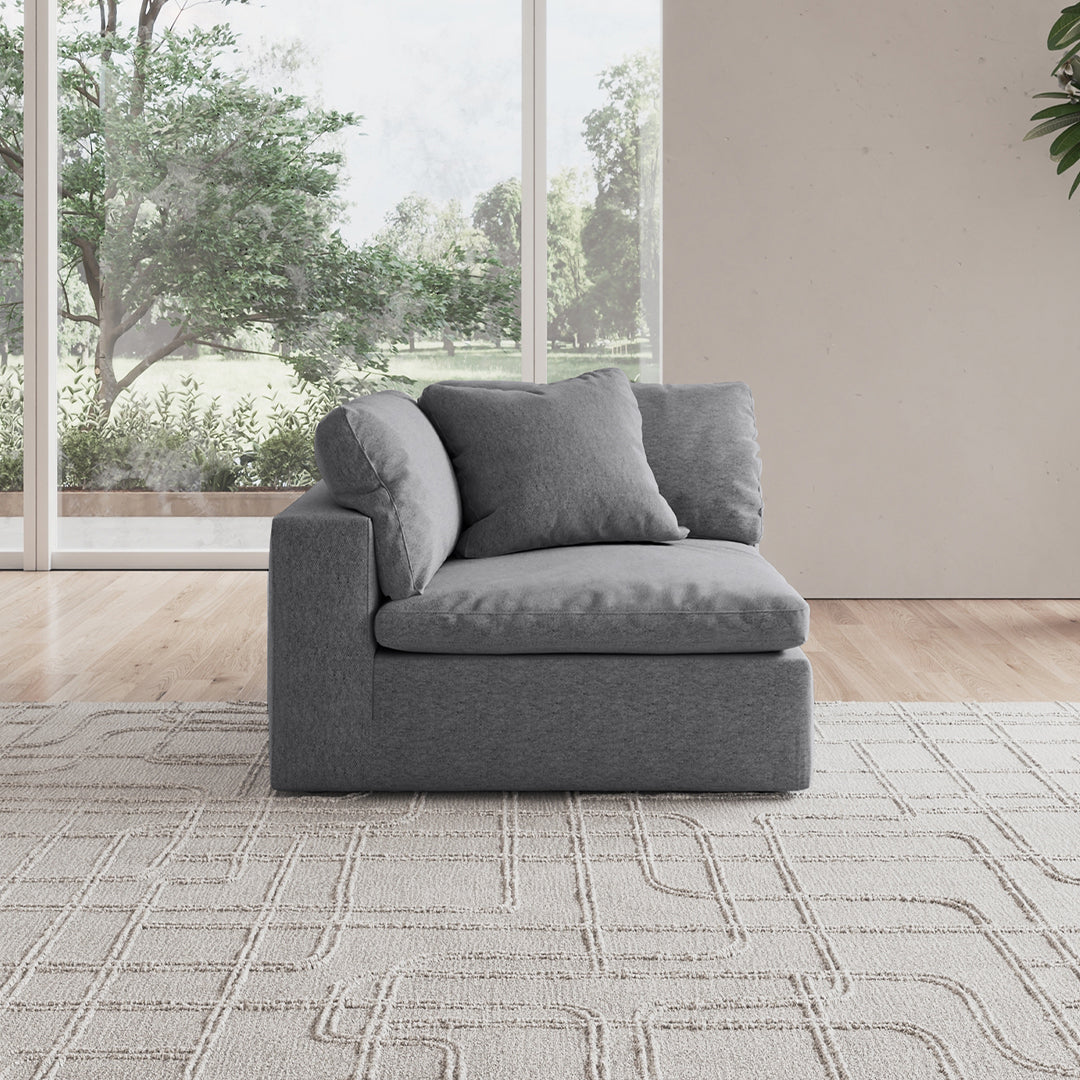 CloudForm™ Right Armrest Modular Sofa | Anthracite