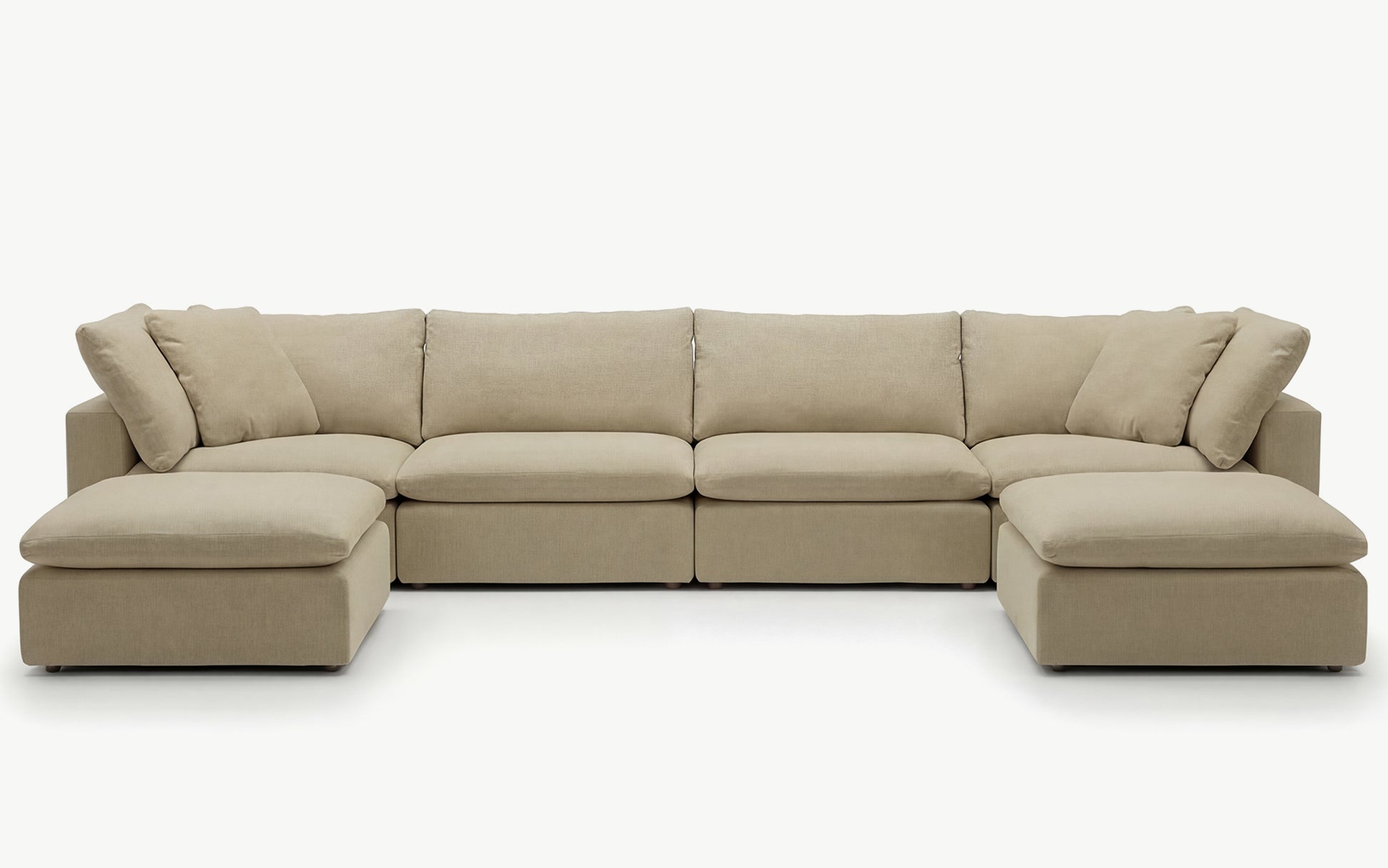 Cloud Couch 6-Seater Modular Sectional | Beige