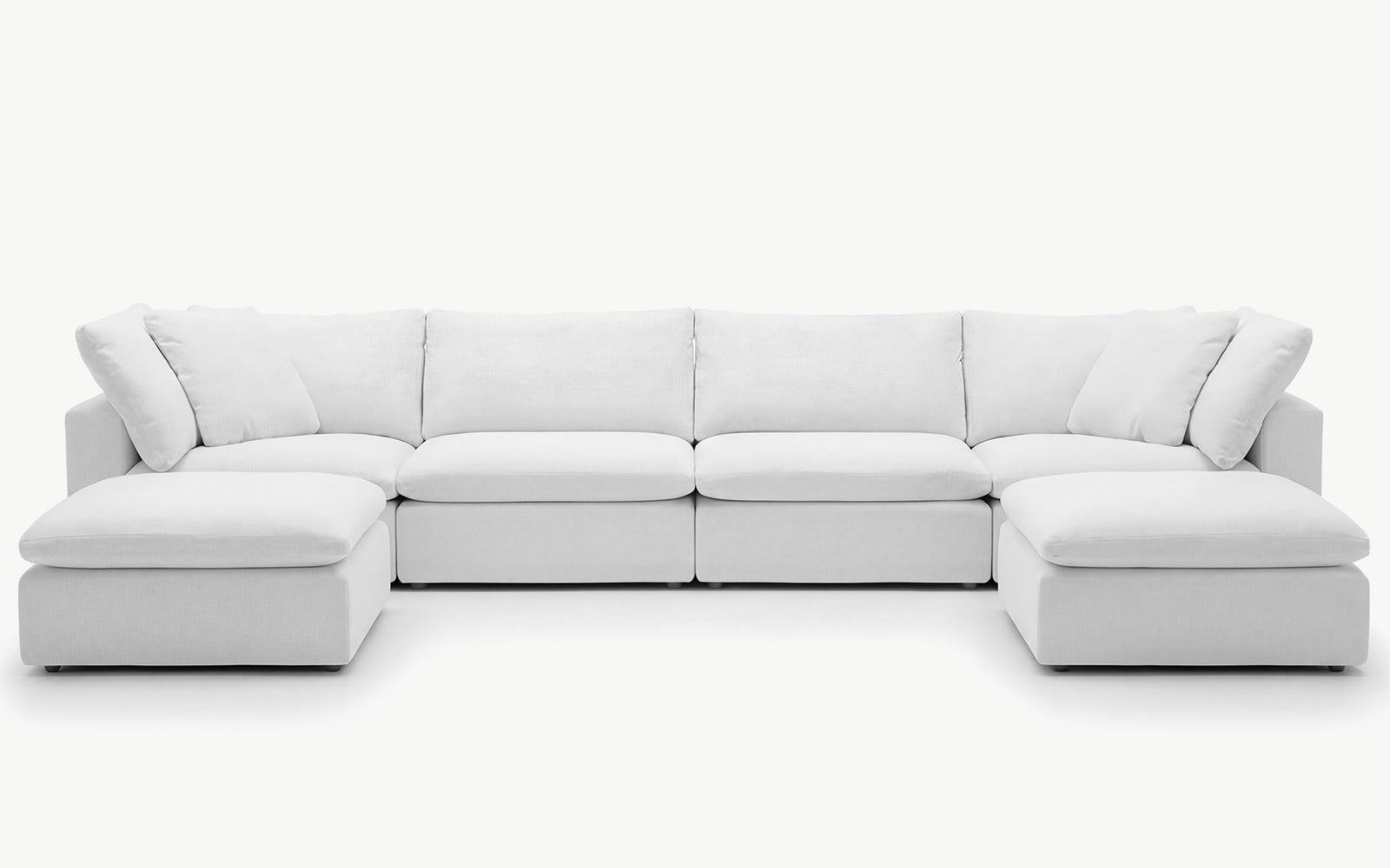Cloud Couch 6-Seater Modular Sectional | White