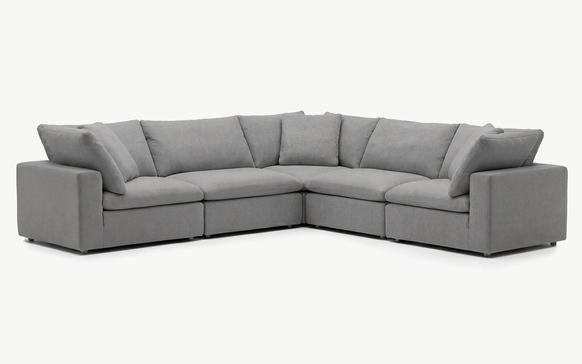 Cloud Couch 5-Seater Modular Corner Sectional | Gray