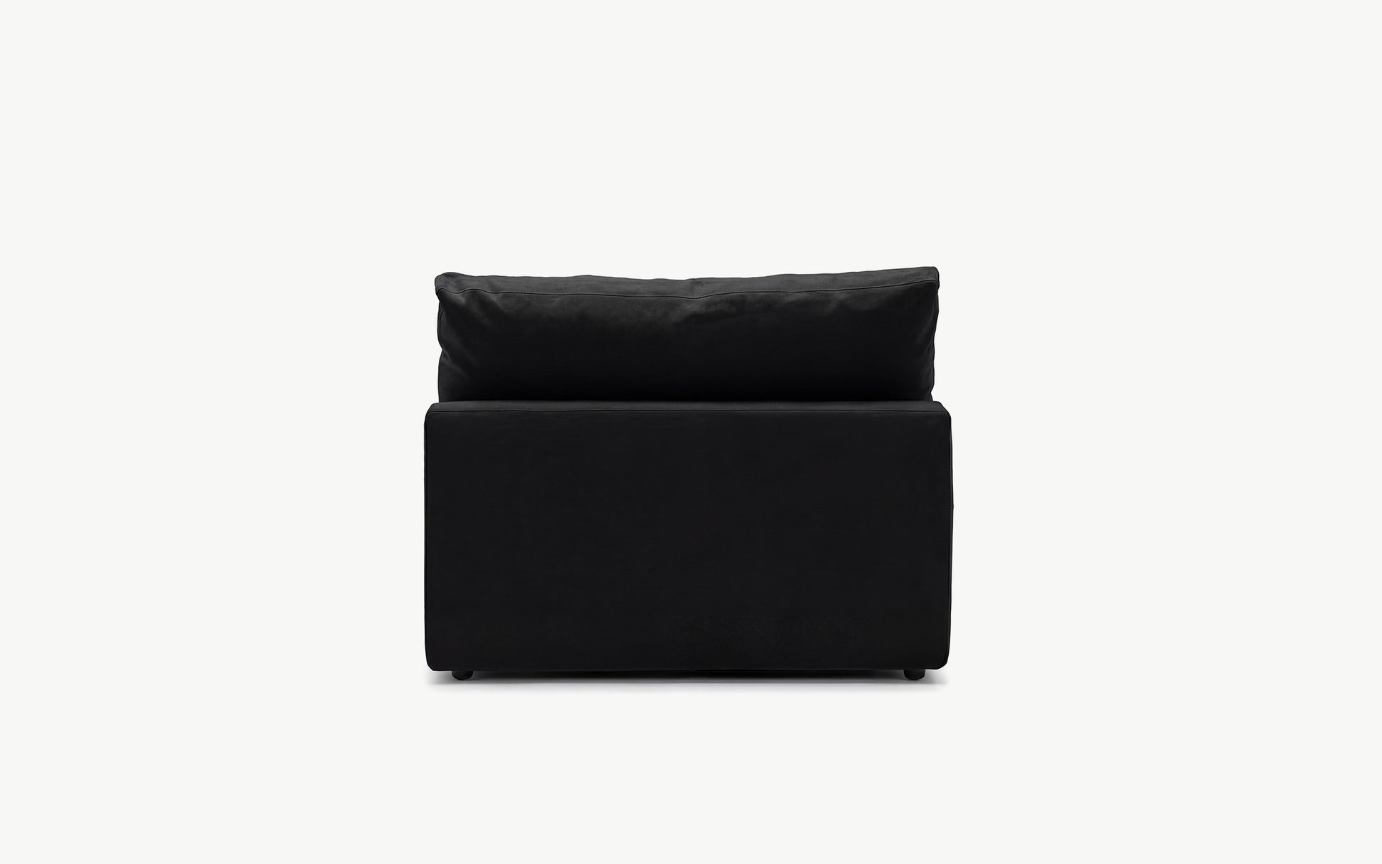 Cloud Couch Armless Modular Seater | Black