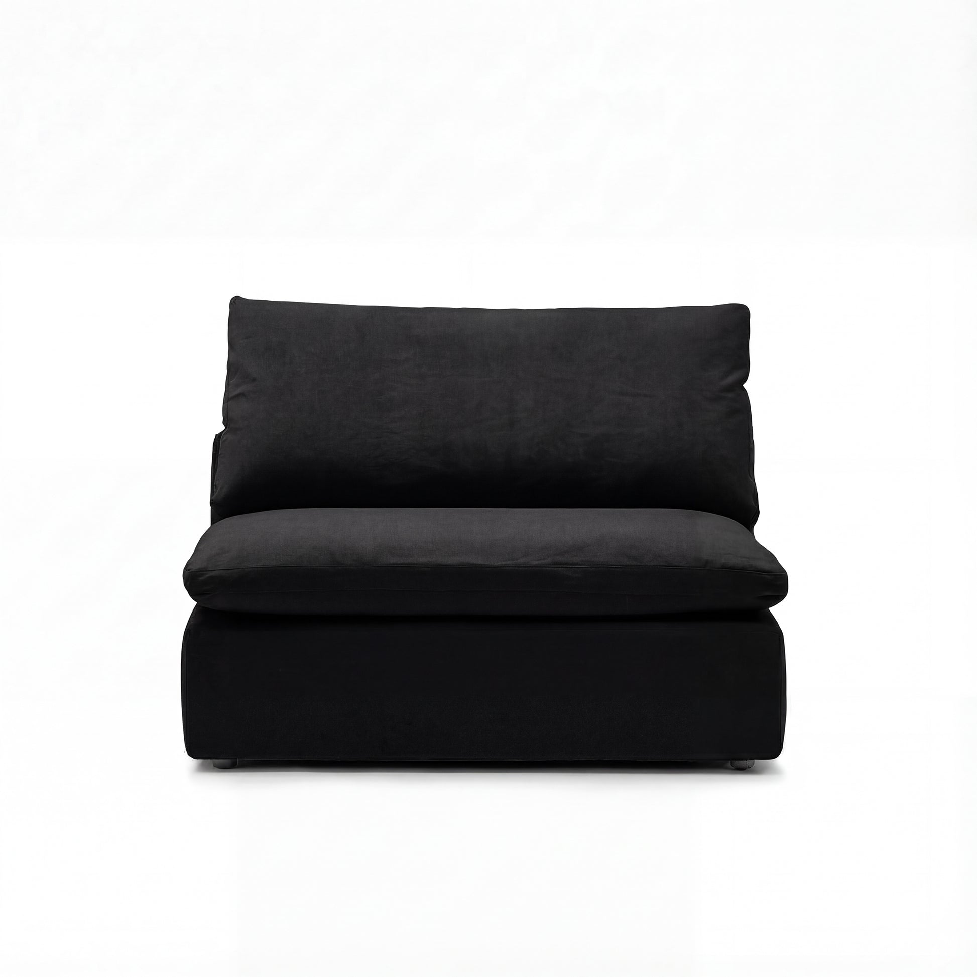 Cloud Couch Armless Replacement Cover | Black