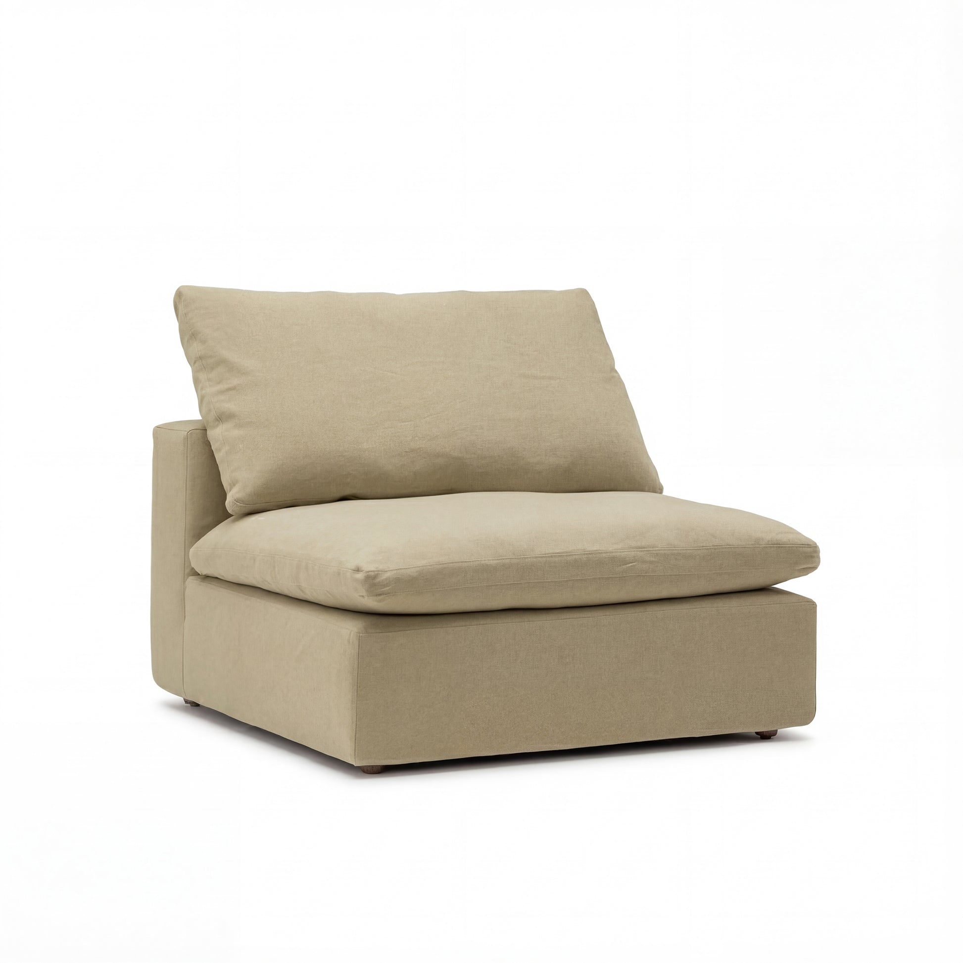 Cloud Couch Armless Replacement Cover | Beige