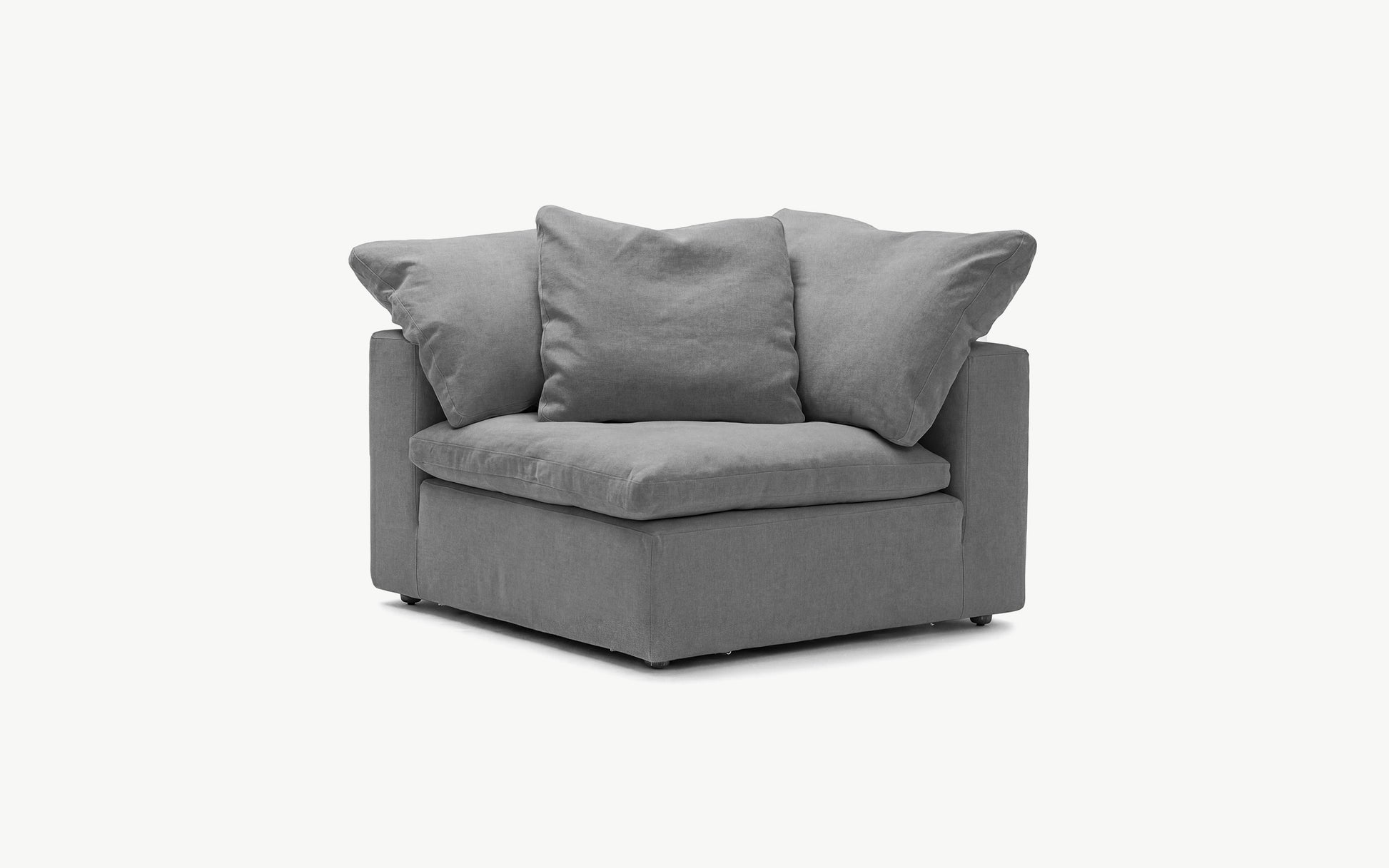 Cloud Couch Corner Modular Seater | Gray