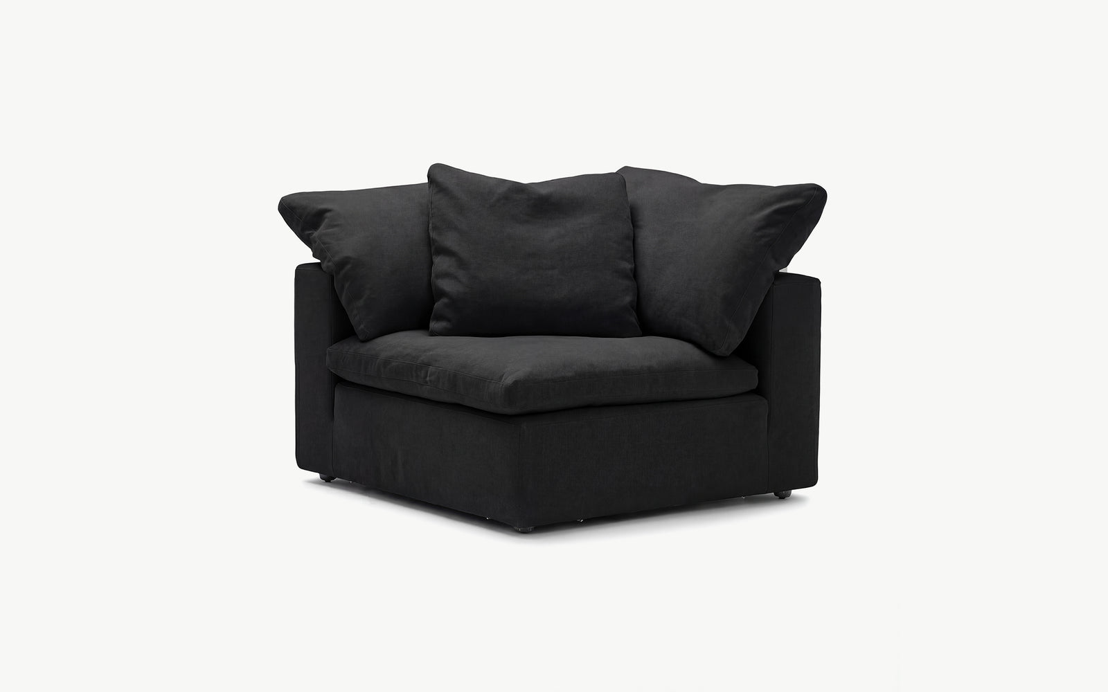 Cloud Couch Corner Modular Seater | Black