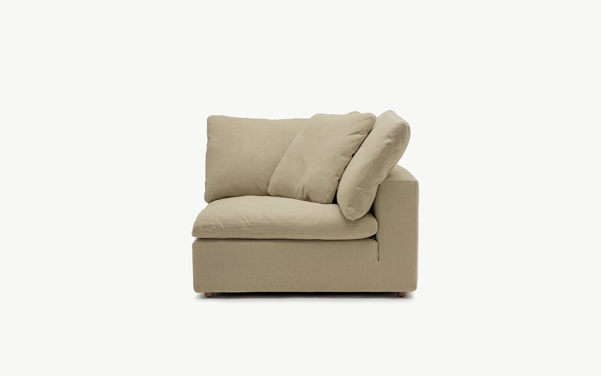 Cloud Couch Corner Modular Seater | Beige