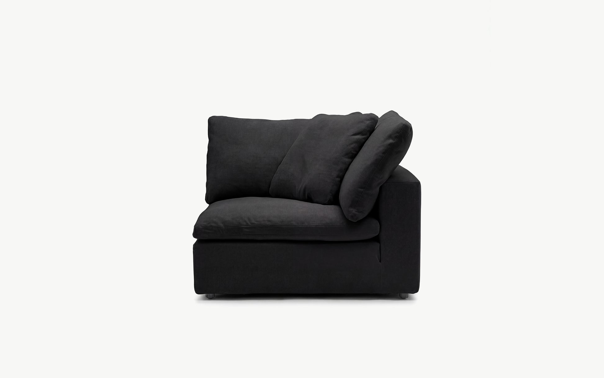 Cloud Couch Corner Modular Seater | Black