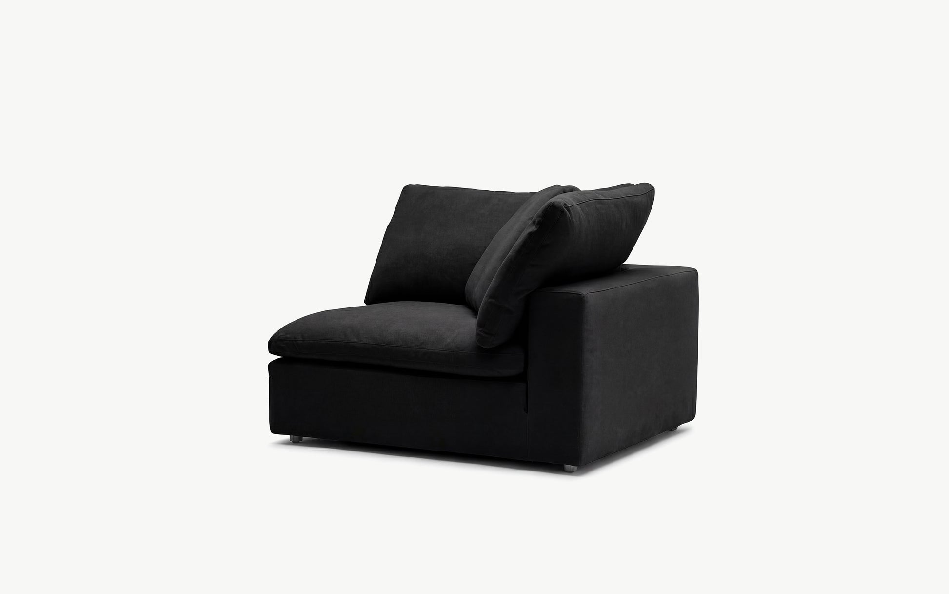 Cloud Couch Corner Modular Seater | Black