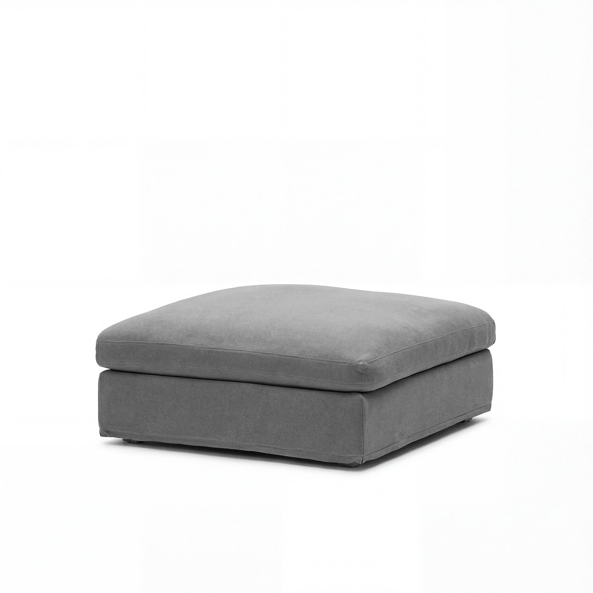 Cloud Couch Ottoman Replacement Cover | Gray