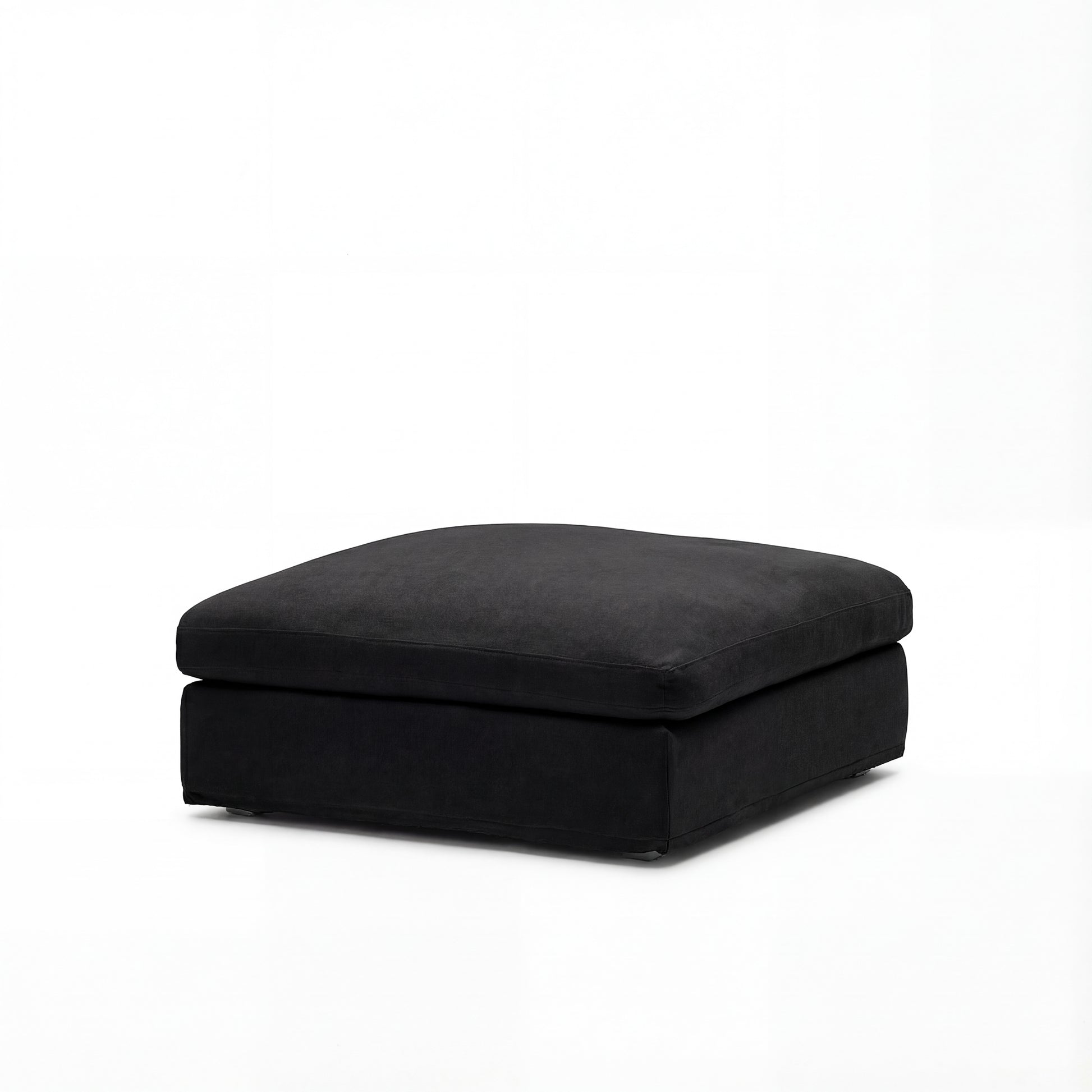 Cloud Couch Ottoman Replacement Cover | Black