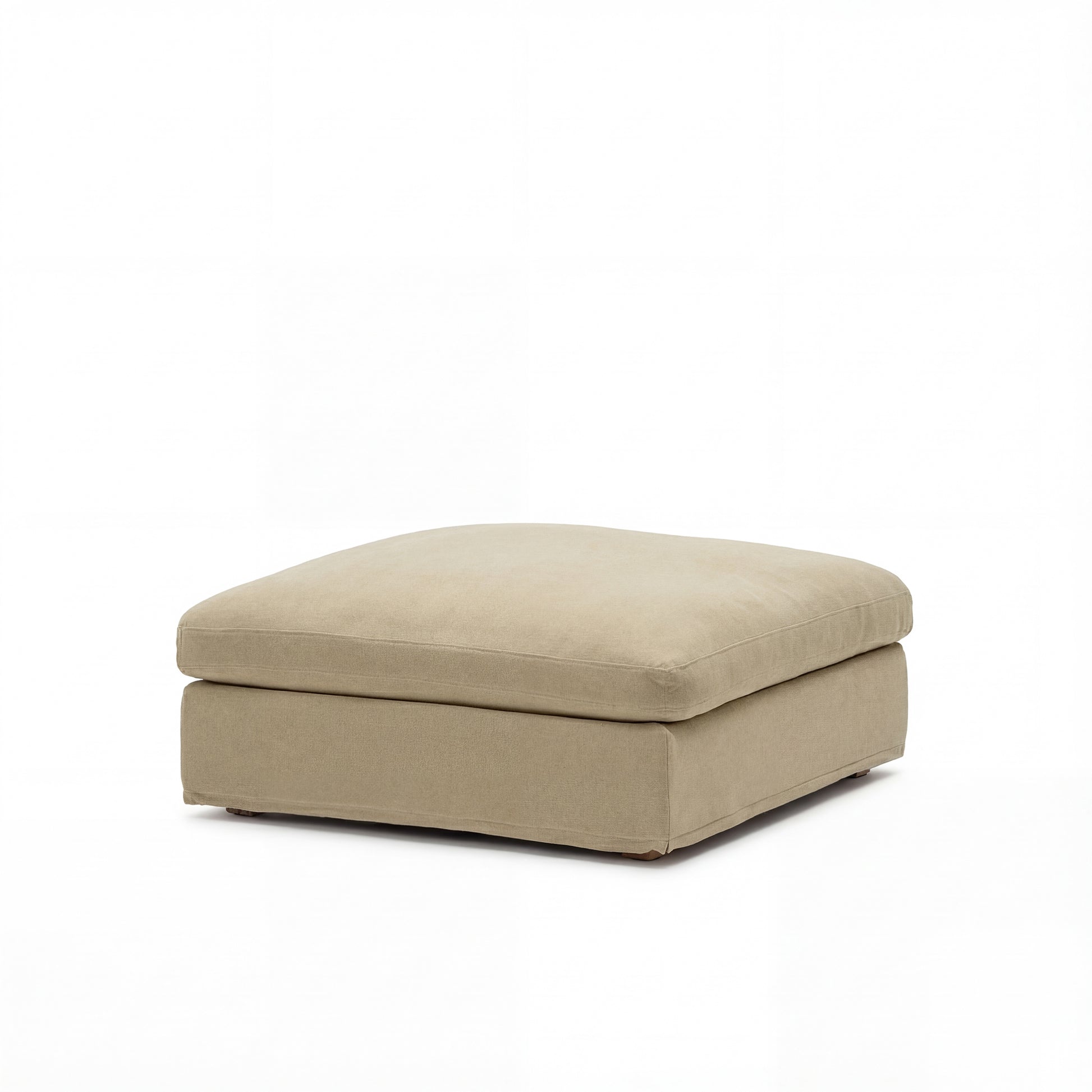 Cloud Couch Ottoman Replacement Cover | Beige