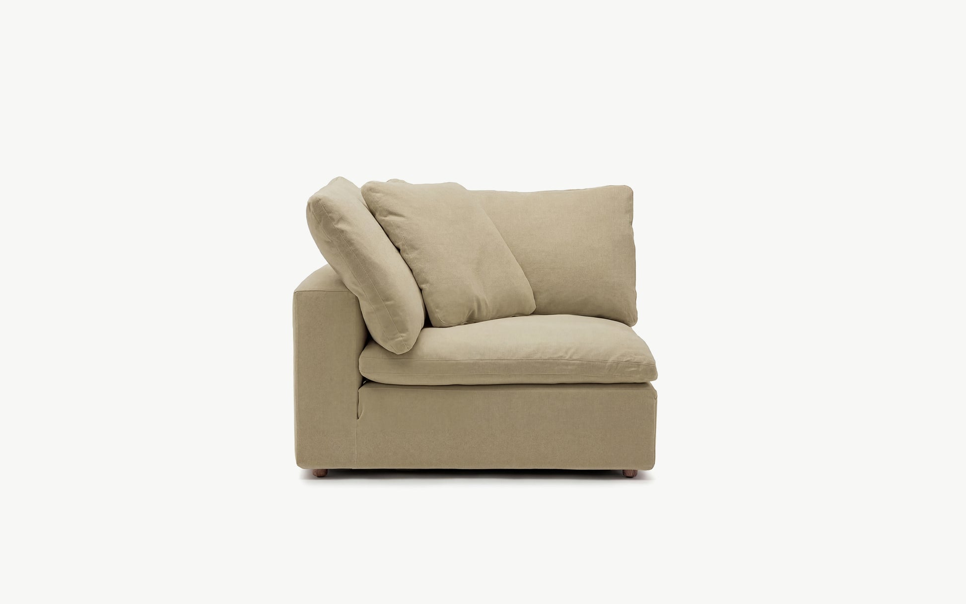 Cloud Couch Corner Modular Seater | Beige