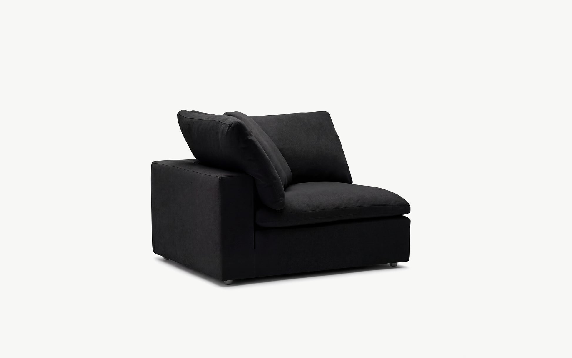 Cloud Couch Corner Modular Seater | Black
