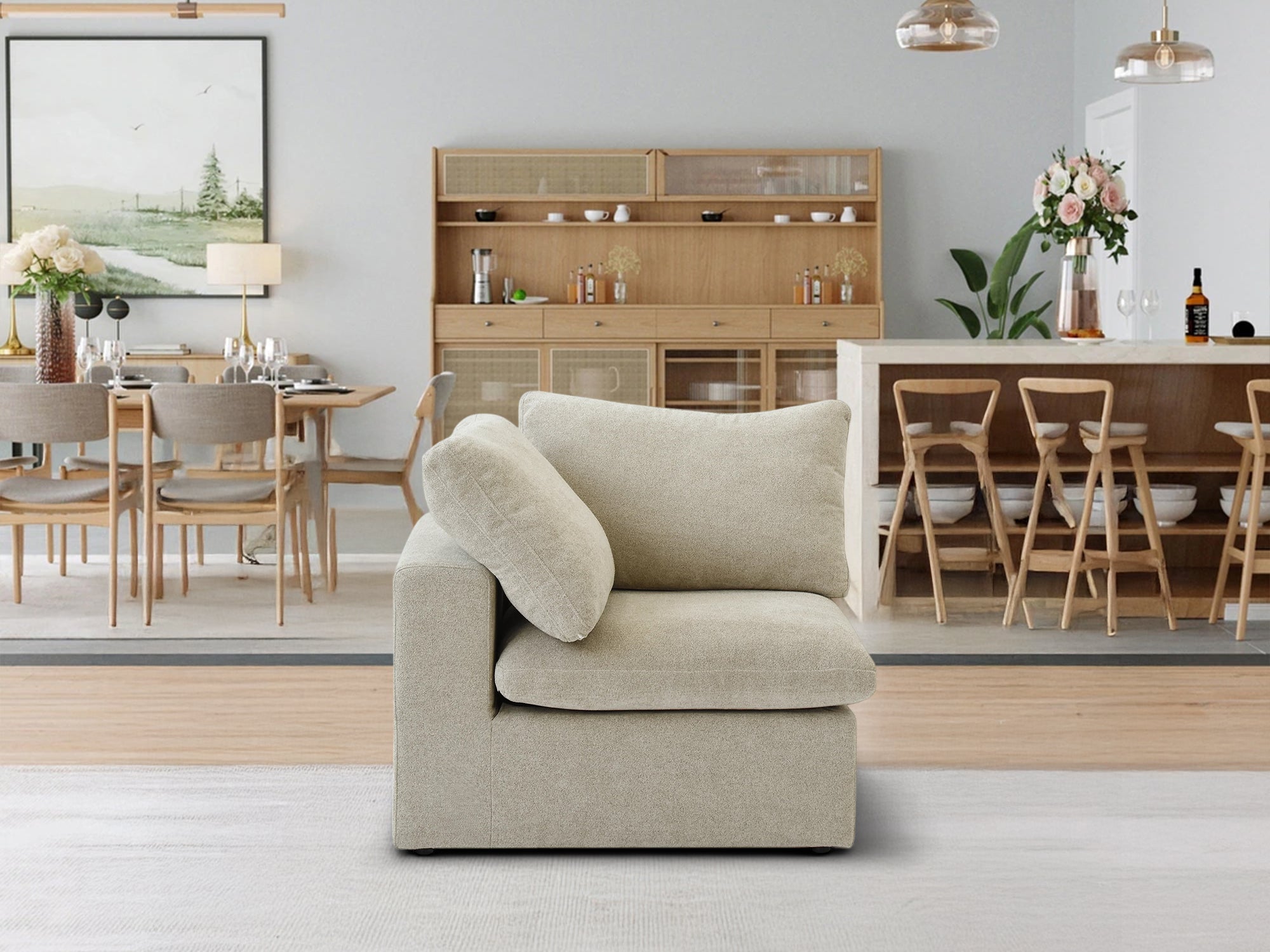 CloudForm™ Corner Modular Sofa | Beige.