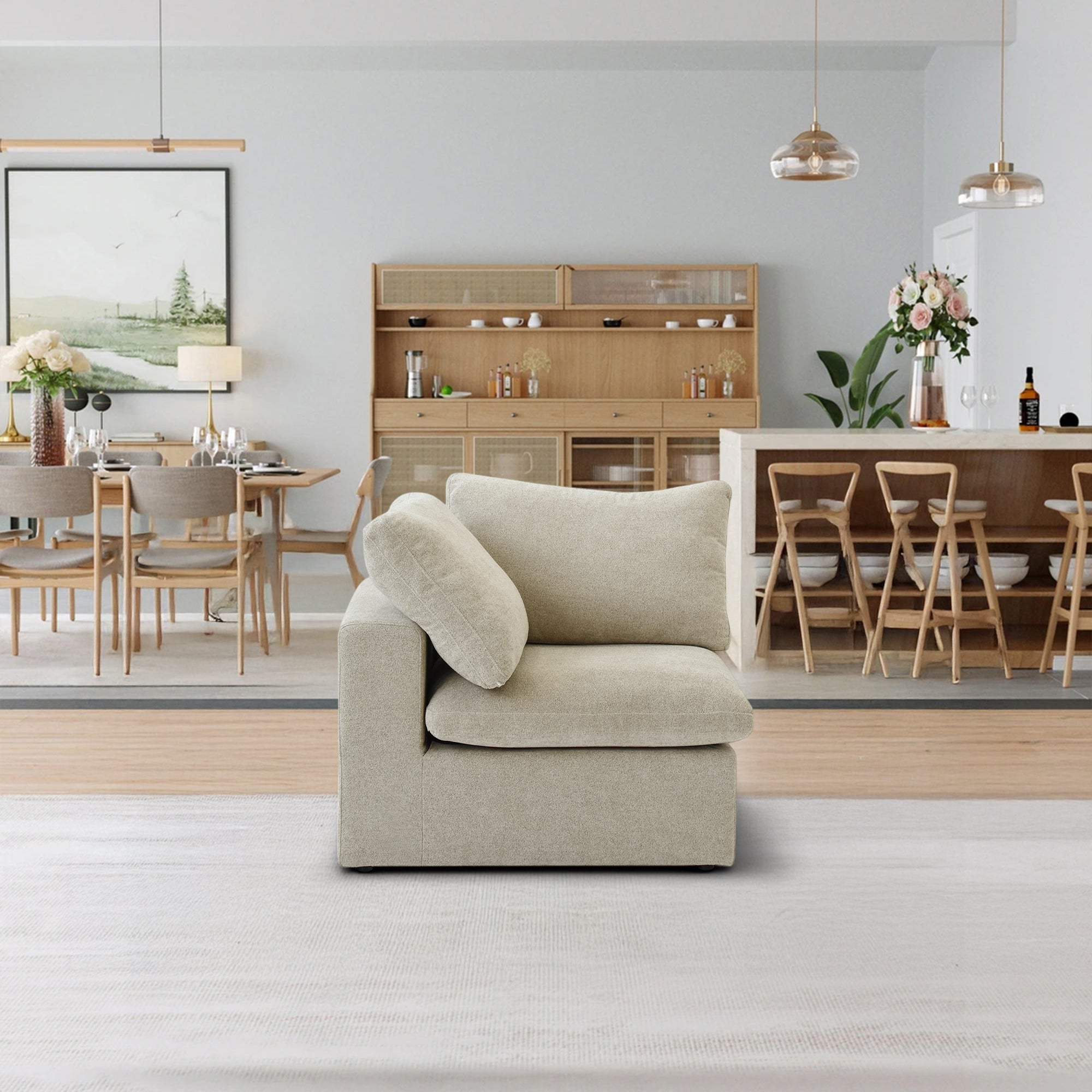 CloudForm™ Corner Modular Sofa | Beige.