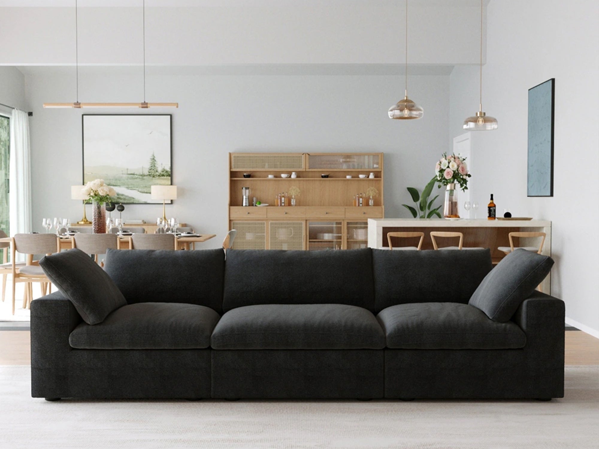 Sofatica_Modular3-SeaterCouch-Black_1